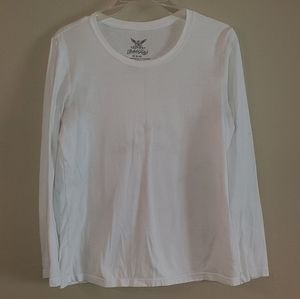 Faded Glory White Long Sleeve Shirt